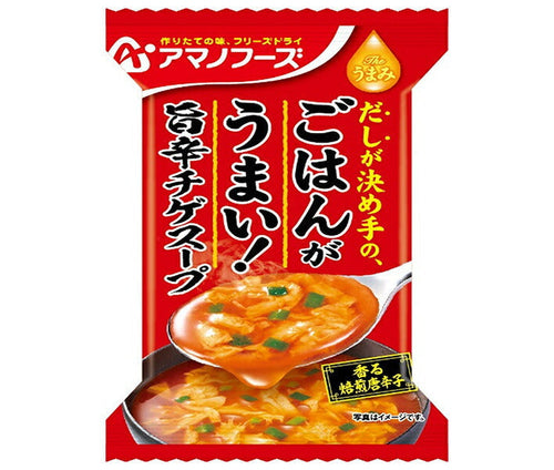 アマノフーズ Theうまみ ピリ辛キムチ風チゲスープ|10食×6箱
