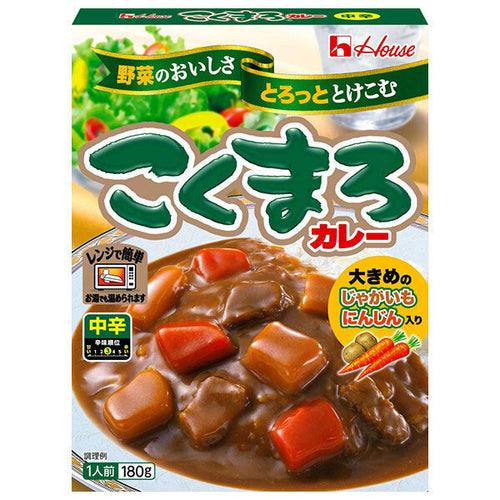 ハウス食品 こくまろカレー 中辛|180g×30袋