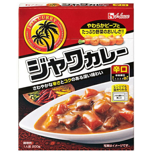 ハウス食品 ジャワカレー 辛口 レトルト｜200g×30袋