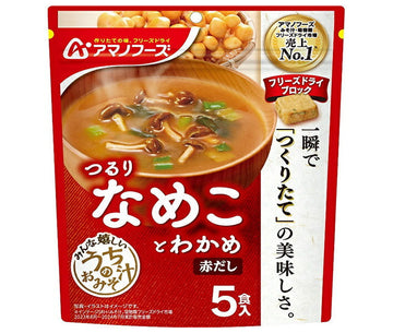 アマノフーズ うちのおみそ汁 なめことわかめ 赤だしの商品画像
