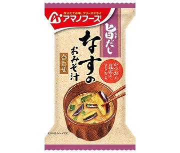 アマノフーズ 旨だしみそ汁 なすの商品画像