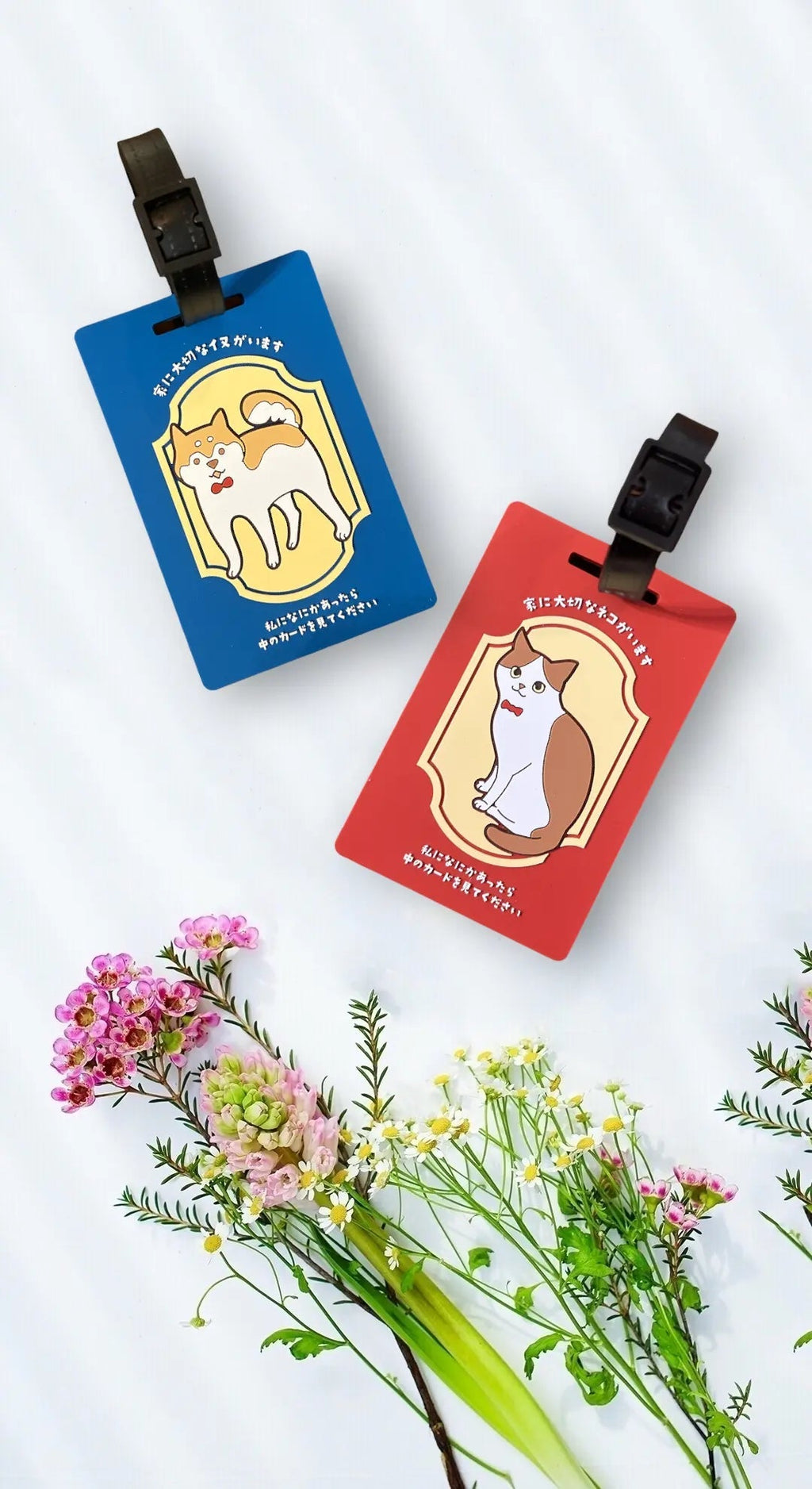 猫用ヘルプカード【ケース付き】｜迷子・災害・緊急時の連絡先カード｜飼い主にもしもの時、愛猫を守る